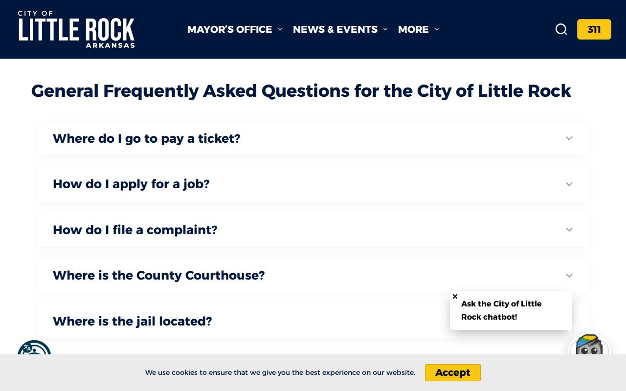 Little Rock warrant records service instructions
