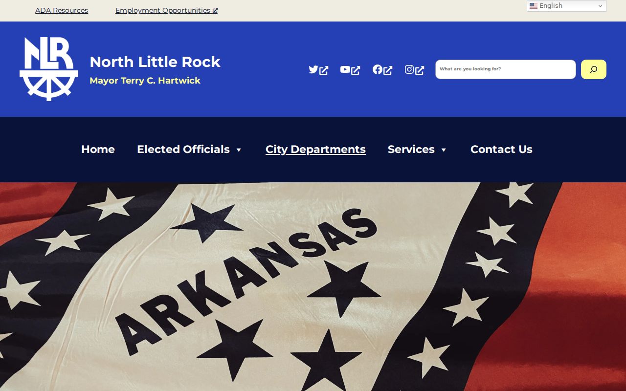 North Little Rock warrant search court division page
