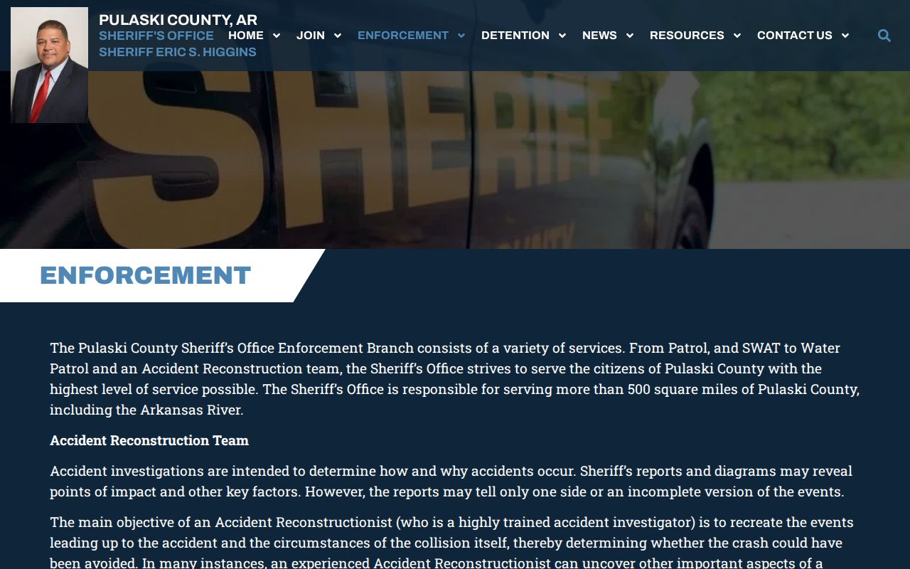Pulaski County outstanding warrant verification and ACIC NCIC agency context